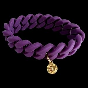 Marc jacobs plum silicone bracelet